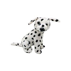 Dream Play Dalmatian Puppy Dog Plush Stuffed Black White 9"